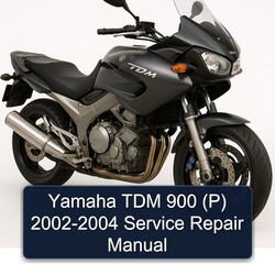 2002-2004 Yamaha TDM Models 900 (P) Service Repair Workshop Manual PDF