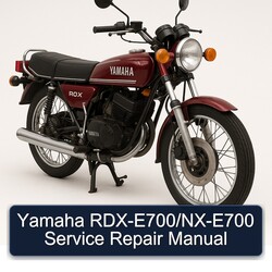 Yamaha RDX E700/nx-e700 Service Repair Workshop Manual PDF