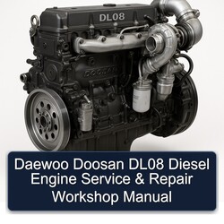 Daewoo Doosan DL08 Diesel Engine Service Repair Workshop Manual PDF