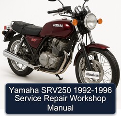 1992-1996 Yamaha SRV250 Service Repair Workshop Manual PDF