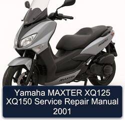 2001 Yamaha Maxter XQ125 XQ150 Service Repair Workshop Manual PDF