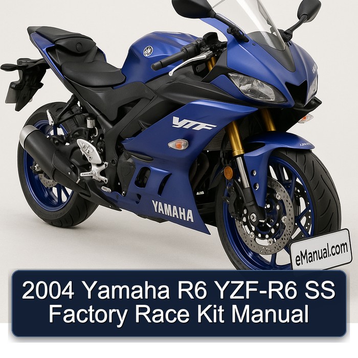 2004 Harley Davidson SS Yamaha R6 YZF-R6 Race Kit Service Repair Workshop Manual PDF