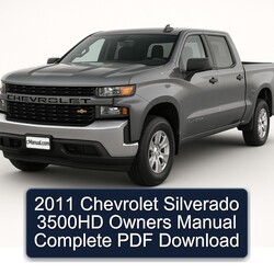 2011 Chevrolet Silverado 3500HD Owners Owner's Manual PDF