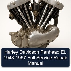1957 Harley Davidson Servi Car Panhead EL 1948 Service Repair Workshop Manual PDF