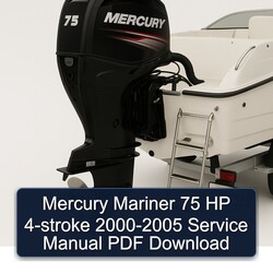 2000-2005 Mercury Mariner 75 HP 4-stroke Service Repair Workshop Manual PDF