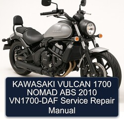 2010 DAF Kawasaki Vulcan 1700 Nomad ABS VN1700 Service Repair Workshop Manual PDF
