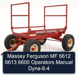 Massey Ferguson MF 6612 6613 6600 Operators Dyna-6-4 Operator's Manual PDF