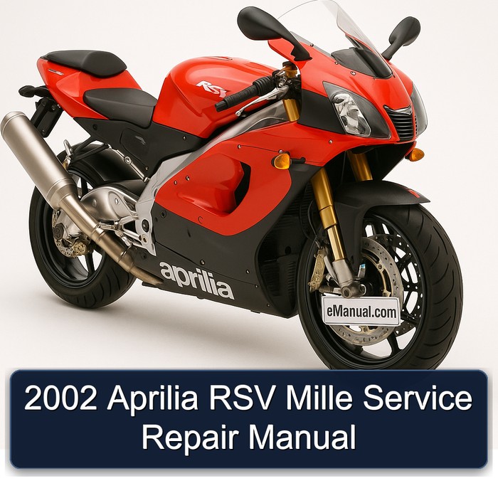 2002 Aprilia RSV Models Mille Service Repair Workshop Manual PDF