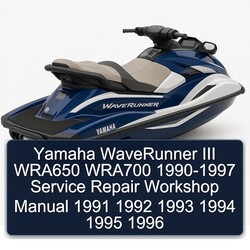 1990-1997 Yamaha Waverunner III WRA650 WRA700 Service Repair Workshop Manual PDF