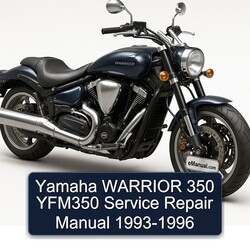 1993-1996 Yamaha Warrior 350 YFM350 Service Repair Workshop Manual PDF