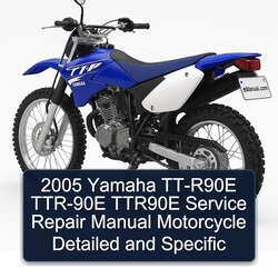 2005 Yamaha TTR Models TT-R90E TTR-90E TTR90E Motorcycle Specific Service Repair Workshop Manual PDF
