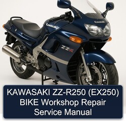 Kawasaki ZZ R Series ZZ-R250 (EX250) Bike Service Repair Workshop Manual PDF