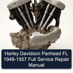 1957 Harley Davidson Model 125 Panhead FL 1948 Service Repair Workshop Manual PDF
