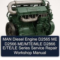 MAN D2565 Diesel Engine ME D2566 Me/mte/mle D2866 E/te/le Series Service Repair Workshop Manual PDF