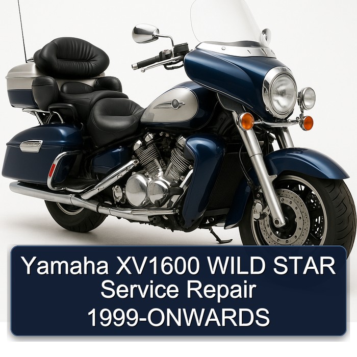 1999 Yamaha XV Models XV1600 Wild Star -onwards Service Repair Workshop Manual PDF