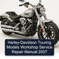 2007 Harley Davidson Touring Harley-davidson Models Service Repair Workshop Manual PDF
