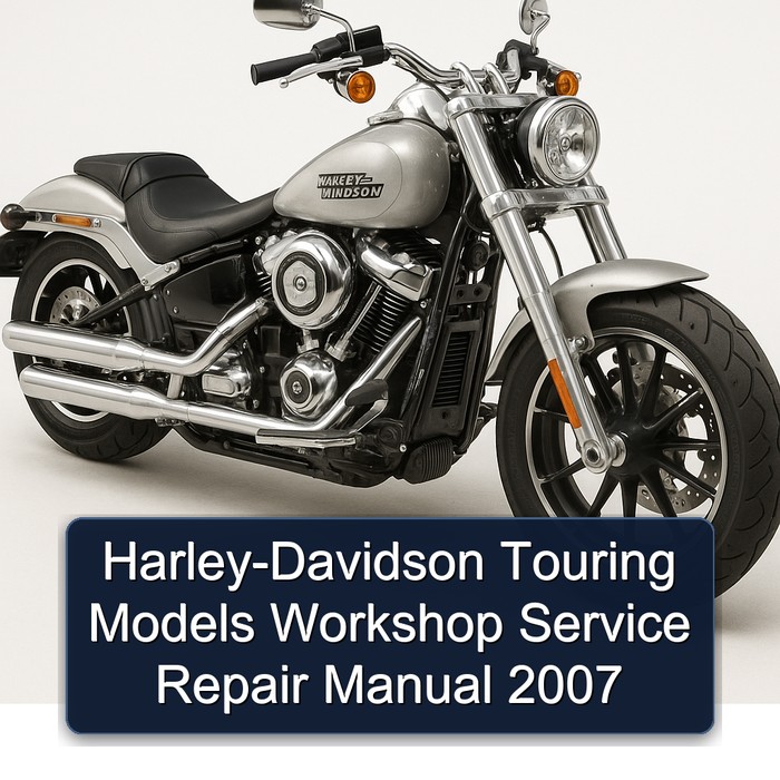 2007 Harley Davidson Touring Harley-davidson Models Service Repair Workshop Manual PDF