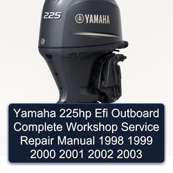 1998-2003 Yamaha 225HP Efi Outboard Service Repair Workshop Manual PDF