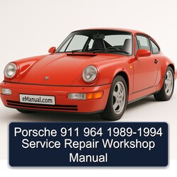 1989-1994 Porsche 911 Service Repair Workshop Manual PDF