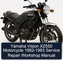 1982-1983 Yamaha XZ550 Vision Motorcycle Service Repair Workshop Manual PDF