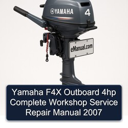 2007 Yamaha F4X Outboard 4HP Service Repair Workshop Manual PDF