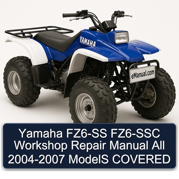 2004-2007 Harley Davidson SS Yamaha Fz6- FZ6-SSC All - Models Covered Service Repair Workshop Manual PDF