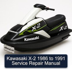 1986-1991 Kawasaki X-2 Service Repair Workshop Manual PDF