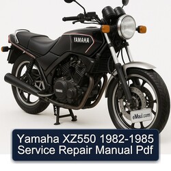1982-1985 Yamaha XZ550 Service Repair Workshop Manual PDF