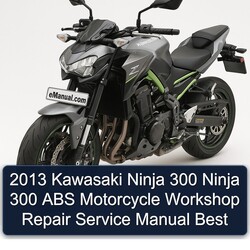 2013 Kawasaki Ninja 300 Ninja 300 ABS Motorcycle Workshop Repair Service Manual Best 