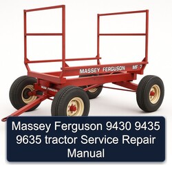 Massey Ferguson 9430 9435 9635 Tractor Service Repair Workshop Manual PDF