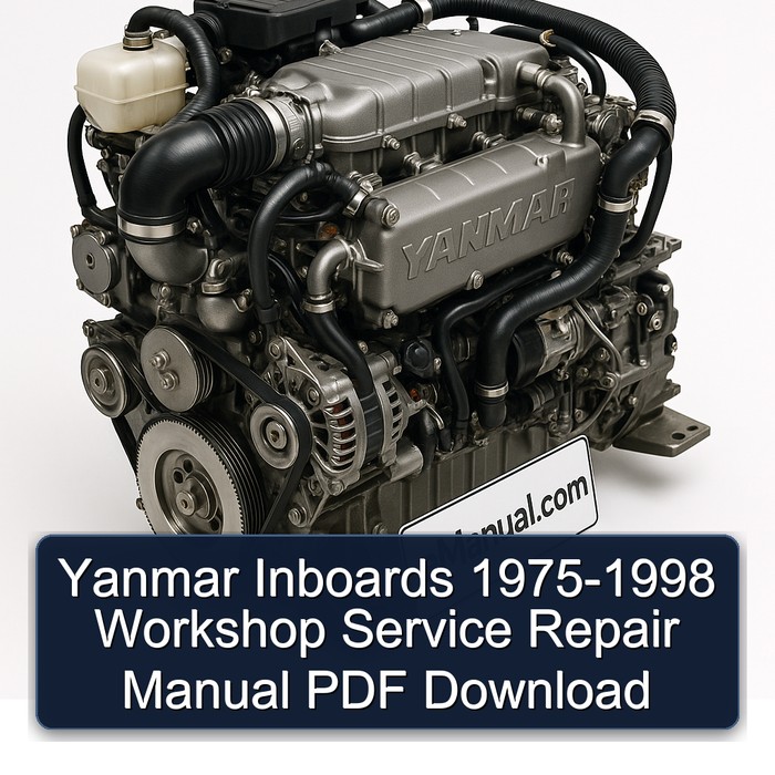 1975-1998 Yanmar 4 BY 6 Inboards Service Repair Workshop Manual PDF