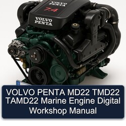 Volvo Penta MD22 TMD22 Tamd22 Marine Engine Digital Service Repair Workshop Manual PDF