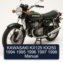 1994-1998 Kawasaki KX Series KX125 KX250 Service Repair Workshop Manual PDF