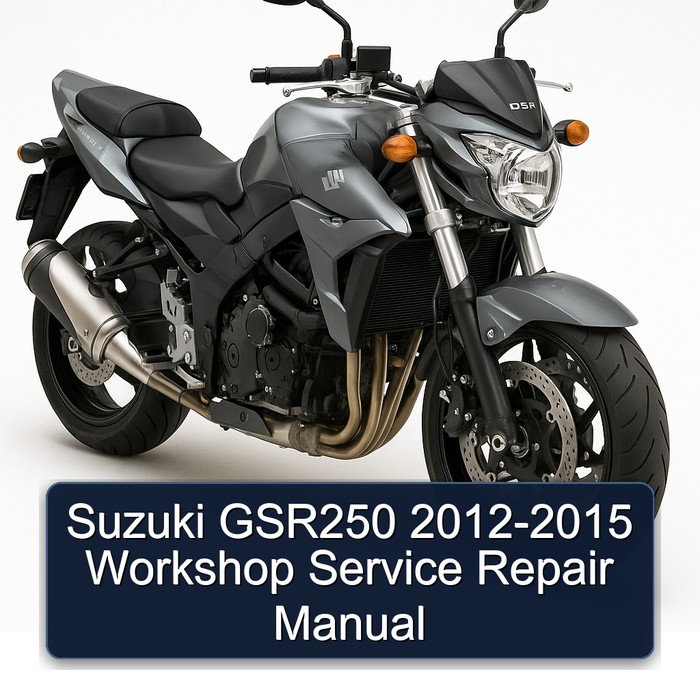 2012-2015 Suzuki GSR Models GSR250 Service Repair Workshop Manual PDF