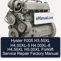 Hyster F005 H3.50xl H4.00xl-5 H4.00xl-6 H4.50xl H5.00xl Forklift Service Repair Workshop Manual PDF
