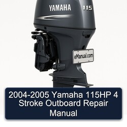2004-2005 Yamaha 115HP 4 Stroke Outboard Service Repair Workshop Manual PDF