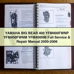 2000-2006 Yamaha BIG Bear 400 YFM400FWNP YFM400FWNM YFM400NM Service Repair Workshop Manual PDF