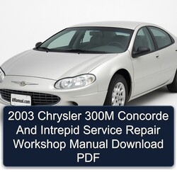 2003 Chrysler Concorde 300M Intrepid Service Repair Workshop Manual PDF