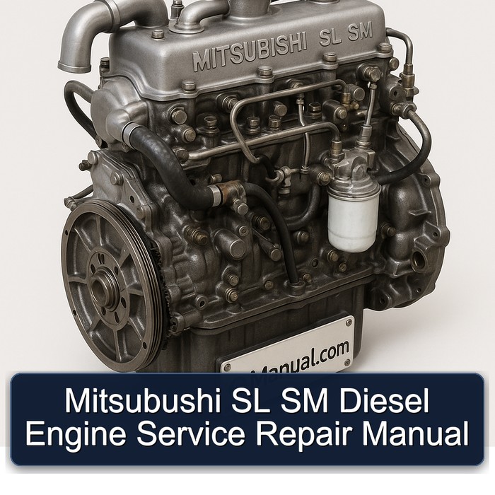 Mitsubishi SL SM Mitsubushi Diesel Engine Service Repair Workshop Manual PDF