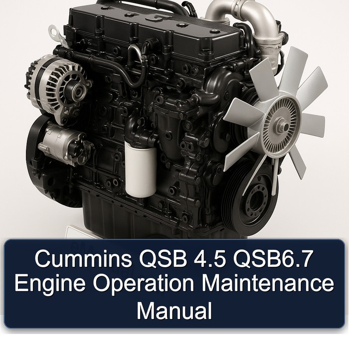 Cummins ISB / Isbe QSB Series 4.5 Qsb6.7 Engine Operation Service Repair Workshop Manual PDF