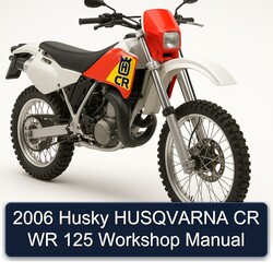 2006 Husqvarna CR Models Husky WR 125 Service Repair Workshop Manual PDF