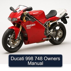 Ducati 998 748 Owners Owner's Manual PDF