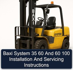 Baxi System 35 60 100 Installation Servicing Service Repair Workshop Manual PDF