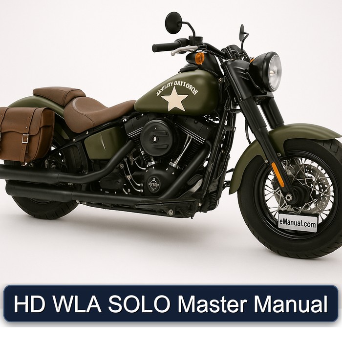 Harley Davidson Military HD WLA Solo Master Service Repair Workshop Manual PDF