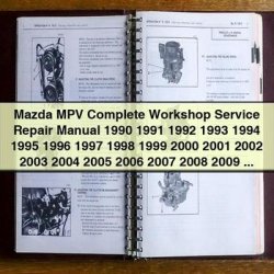 1990-2012 Mazda MPV Service Repair Workshop Manual PDF