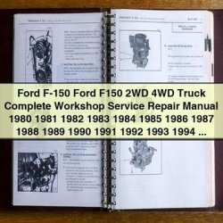 1980-1995 Bedford Ford F-150 Truck 2WD 4WD Service Repair Workshop Manual PDF