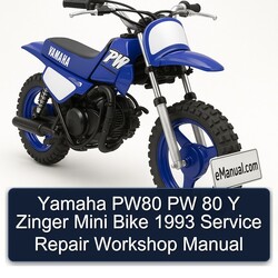 1993 Yamaha PW Models PW80 80 Y Zinger Mini Bike Service Repair Workshop Manual PDF