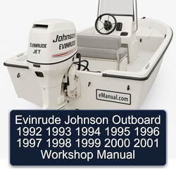 1992-2001 Evinrude Johnson Outboard Service Repair Workshop Manual PDF
