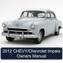 2012 Chevrolet Impala Chevy/ Owners Owner's Manual PDF