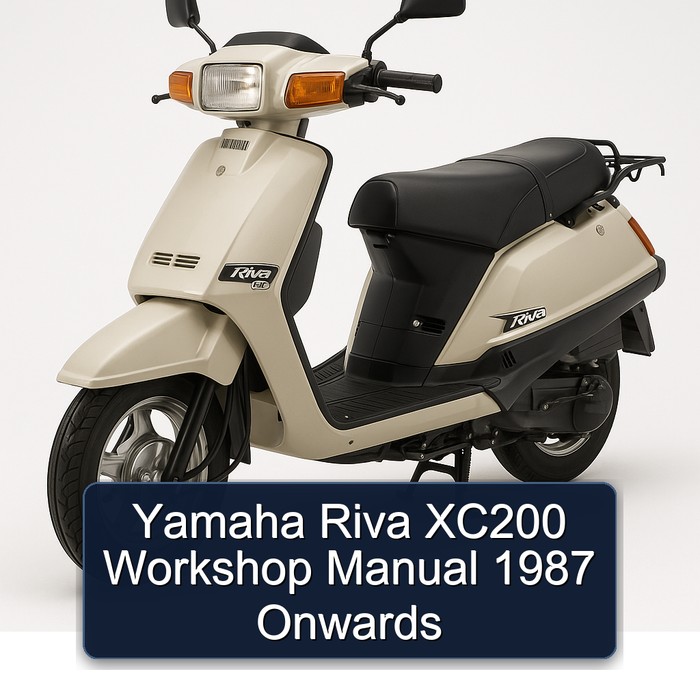 1987 Yamaha Riva Models XC200 Onwards Service Repair Workshop Manual PDF
